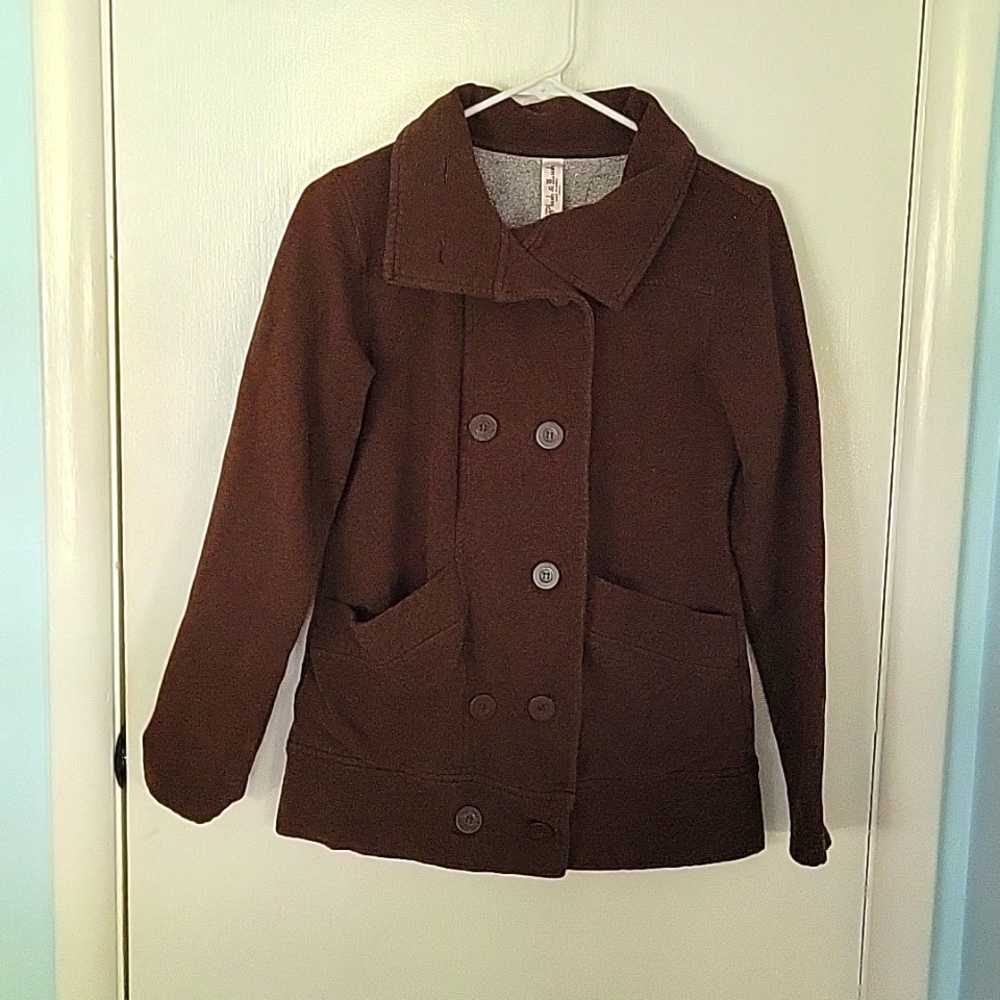 Button up sweatshirt